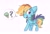 Size: 2187x1507 | Tagged: safe, artist:lbrcloud, rainbow dash, pegasus, pony, g4, big ears, female, food, ice cream, mare, missing cutie mark, open mouth, open smile, pictogram, question mark, simple background, sketch, smiling, solo, speech bubble, white background