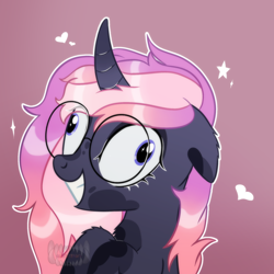 Size: 2048x2048 | Tagged: safe, artist:artsypaws, derpibooru exclusive, oc, oc only, oc:artsypaws, pony, unicorn, chest fluff, ear fluff, fluffy, gradient background, high res, self insert, solo