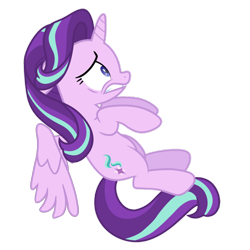 Size: 1280x1280 | Tagged: artist needed, editor needed, safe, edit, vector edit, starlight glimmer, alicorn, pony, g4, to where and back again, alicornified, female, gritted teeth, mare, partially open wings, race swap, scared, simple background, solo, starlicorn, teeth, transparent background, vector, wings, xk-class end-of-the-world scenario