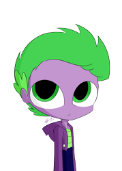 Size: 5000x7000 | Tagged: safe, artist:25ultragamer, spike, human, g4, cute, human spike, humanized, male, simple background, solo, spikabetes, transparent background