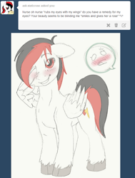 Size: 650x859 | Tagged: safe, artist:asknursenimble, oc, pegasus, pony, solo, tumblr:ask nurse nimble