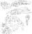 Size: 734x800 | Tagged: safe, artist:mewponies, oc, oc only, oc:riptide, oc:shroudtrott, bat pony, pony, colt, female, filly, foal, male, monochrome