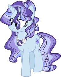 Size: 6652x8298 | Tagged: safe, artist:shootingstarsentry, oc, oc only, oc:greeta, pony, unicorn, absurd resolution, female, jewelry, mare, necklace, simple background, solo, transparent background