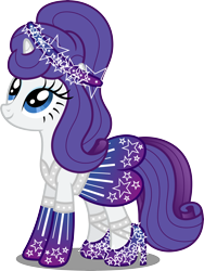 Size: 6548x8722 | Tagged: safe, artist:atomicmillennial, rarity, pony, unicorn, g4, absurd resolution, alternate hairstyle, big eyes, clothes, cute, dress, female, headband, high heels, looking up, mare, raribetes, shoes, simple background, solo, transparent background, vector