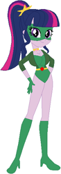 Size: 202x574 | Tagged: safe, artist:sturk-fontaine, sci-twi, twilight sparkle, human, equestria girls, g4, base used, big breasts, breasts, busty sci-twi, clothes, cosplay, costume, jacket, simple background, solo, superhero costume, white background