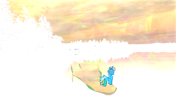 Size: 8000x4500 | Tagged: safe, artist:hyper dash, oc, oc only, oc:hyper dash, pegasus, pony, absurd resolution, cliff, looking down, scenery, solo, standing