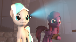 Size: 1920x1080 | Tagged: safe, artist:east_hammer, oc, oc:pestyskillengton, oc:silvernote, earth pony, pegasus, pony, 3d, source filmmaker, wings