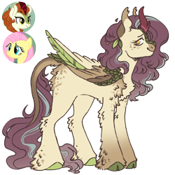 Size: 1000x1000 | Tagged: oc name needed, safe, artist:kazmuun, autumn blaze, fluttershy, oc, hybrid, kirin, g4, butt fluff, chest fluff, chin fluff, closed mouth, cloven hooves, colored hooves, concave belly, ear fluff, ear tufts, female, fluffy, folded wings, fusion, fusion:autumn blaze, fusion:autumnshy, fusion:fluttershy, golden eyes, gradient legs, gradient mane, gradient tail, hybrid oc, kirin hybrid, leg fluff, leonine tail, looking at you, magical lesbian spawn, mare, shoulder fluff, simple background, smiling, standing, tail, transparent background, wings