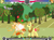 Size: 634x474 | Tagged: safe, artist:sunbusting, big macintosh, braeburn, sweetie belle, robot, fighting is magic, fighting is magic - mega, g4, apple orchard, big macintosh's yoke, horse collar, orchard, palette swap, recolor, sweetie bot