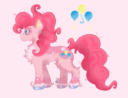 Size: 828x635 | Tagged: safe, artist:nastylittlecuss, pinkie pie, earth pony, pony, g4, female, redesign, solo