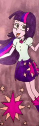 Size: 564x1799 | Tagged: safe, artist:inkartwriter, twilight sparkle, human, equestria girls, g4, bookmark, boots, clothes, female, shirt, shoes, skirt, solo