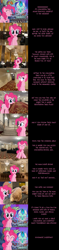 Size: 2000x8470 | Tagged: safe, artist:mlp-silver-quill, pinkie pie, dog, earth pony, pony, comic:pinkie pie says goodnight, g4, 2023, breaking the fourth wall, female, fourth wall, hallway, hotel, lobby, milwaukee, ponyville ciderfest, room