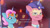 Size: 3072x1727 | Tagged: safe, screencap, pony, unicorn, friday night food fight, g5, my little pony: tell your tale, spoiler:g5, spoiler:my little pony: tell your tale, spoiler:tyts01e66, duo, duo male and female, female, frown, indonesian, male, mare, stallion, subtitles, unnamed character