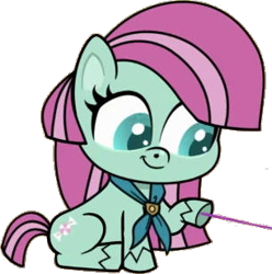 Size: 306x309 | Tagged: safe, edit, edited screencap, editor:pascalmulokozi2, screencap, minty (g4), earth pony, pony, g4, g4.5, my little pony: pony life, the trail less trotten, background removed, female, mare, not a vector, simple background, solo, transparent background