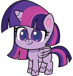 Size: 689x720 | Tagged: safe, edit, edited screencap, editor:pascalmulokozi2, screencap, twilight sparkle, alicorn, pony, g4.5, my little pony: pony life, the comet section, background removed, cute, female, mare, not a vector, simple background, solo, transparent background, twiabetes, twilight sparkle (alicorn)