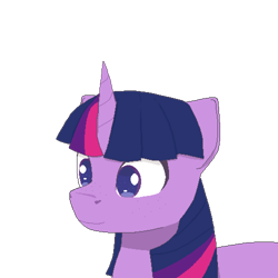 Size: 2000x2000 | Tagged: safe, artist:appul, twilight sparkle, pony, unicorn, g4, high res, pixel art, simple background, smiling, snoot, solo, transparent background