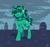 Size: 1060x1000 | Tagged: safe, artist:terrafomer, earth pony, pony, undead, zombie, zombie pony, bracelet, choker, ear piercing, earring, female, jewelry, mare, piercing, ponified, rottytops, shantae, solo