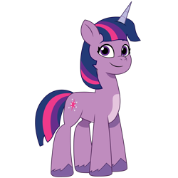 Size: 1800x1800 | Tagged: safe, artist:prixy05, twilight sparkle, pony, unicorn, g4, g5, my little pony: tell your tale, g4 to g5, generation leap, simple background, solo, transparent background, unicorn twilight, vector