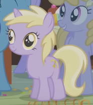 Size: 185x210 | Tagged: safe, screencap, dinky hooves, drizzle, pony, unicorn, call of the cutie, g4, season 1, cropped, female, filly, foal, mare, solo focus, standing