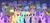 Size: 1348x617 | Tagged: safe, screencap, amethyst star, bon bon, candy mane, carrot top, cherry cola, cherry fizzy, cloud kicker, coco crusoe, doctor whooves, golden harvest, lemon hearts, linky, lyra heartstrings, minuette, pokey pierce, ponet, rainbowshine, shoeshine, sparkler, sweetie drops, time turner, twinkleshine, earth pony, pegasus, pony, unicorn, g4, season 1, the show stoppers, background pony audience, closed mouth, cropped, earth pony cloud kicker, earth pony lemon hearts, earth pony lyra heartstrings, earth pony minuette, female, frown, male, mare, missing horn, multeity, open mouth, race swap, stallion, standing