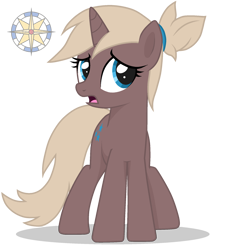 Size: 2000x2000 | Tagged: safe, artist:r4hucksake, oc, oc only, oc:deep field, pony, unicorn, female, high res, mare, natural coat color, simple background, solo, transparent background
