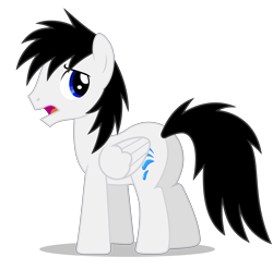 Size: 4500x4450 | Tagged: safe, artist:creedyboy124, oc, oc only, oc:shane park, pegasus, pony, g4, butt, flank, male, plot, simple background, solo, stallion, transparent background, vector