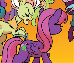 Size: 397x336 | Tagged: safe, idw, official comic, pegasus, pony, friends forever #9, g4, my little pony: friends forever, spoiler:comic, female, unnamed character, unnamed pony