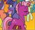 Size: 382x332 | Tagged: safe, idw, official comic, cherry shaving, moody dusk, earth pony, pony, friends forever #9, g4, my little pony: friends forever, spoiler:comic, female, mare