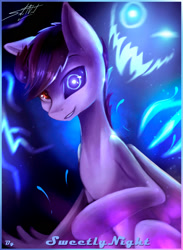 Size: 1478x2024 | Tagged: safe, artist:sweetlynight, oc, oc only, oc:sweetlynight, ghost, pegasus, pony, undead, black sclera, male, solo, stallion, unusual pupils