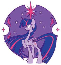 Size: 300x321 | Tagged: safe, artist:flamevulture17, twilight sparkle, alicorn, pony, g4, female, long legs, long mane, long neck, long tail, mare, simple background, solo, tail, transparent background, twilight sparkle (alicorn)