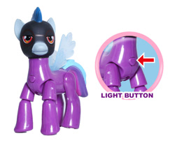 Size: 900x728 | Tagged: safe, pegasus, pony, aliexpress, bootleg, button, done with your shit, glasses, my lovely horse, simple background, toy, white background