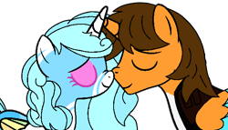 Size: 600x344 | Tagged: safe, artist:jemimasparkle, oc, oc only, oc:ej, oc:jemima sparkle, alicorn, pony, alicorn oc, duo, female, horn, male, nuzzling, shipping, simple background, straight, transparent background, wings