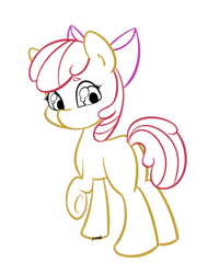Size: 1200x1500 | Tagged: safe, artist:midnightpremiere, apple bloom, earth pony, pony, g4, female, filly, foal, simple background, solo, transparent background