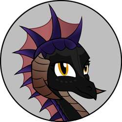 Size: 690x690 | Tagged: safe, artist:andrevus, oc, oc only, dragon, bedroom eyes, dragon oc, female, icon, non-pony oc, not ember, solo, warcraft, world of warcraft