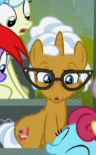 Size: 137x220 | Tagged: safe, screencap, pony, unicorn, g4, the washouts (episode), female, glasses, mare, unnamed character, unnamed pony