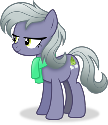Size: 2887x3351 | Tagged: safe, artist:anime-equestria, limestone pie, earth pony, pony, g4, alternate hairstyle, clothes, female, high res, mare, scarf, simple background, smiling, solo, transparent background, vector