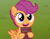 Size: 735x575 | Tagged: safe, edit, edited screencap, editor:rimour, screencap, scootaloo, pegasus, pony, g4, book, cute, cutealoo, cyrillic, female, filly, foal, hetmanate, hoof hold, looking at you, monarchism, monarchist, open mouth, smiling, smiling at you, solo, ukraine, ukrainian, young