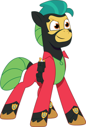 Size: 948x1388 | Tagged: safe, alternate version, artist:prixy05, hitch trailblazer, mistress marevelous, earth pony, pony, g5, my little pony: tell your tale, male, mask, power ponies, simple background, solo, stallion, transparent background, vector