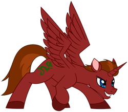 Size: 2355x2049 | Tagged: safe, artist:thescornfulreptilian, oc, oc:rapid reflex, alicorn, pony, high res, male, simple background, solo, stallion, transparent background