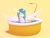 Size: 4418x3320 | Tagged: safe, artist:algoatall, princess celestia, alicorn, pony, g4, bath, cute, cutelestia, eyes closed, female, floppy ears, mare, shower head, simple background, solo, spread wings, water, wet, wet mane, wings