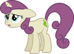 Size: 7725x5664 | Tagged: safe, artist:starryshineviolet, nook, pony, unicorn, g4, pinkie pride, absurd resolution, background pony, female, floppy ears, looking up, mare, open mouth, sad, simple background, solo, transparent background, unamused, vector
