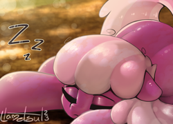 Size: 1278x920 | Tagged: safe, artist:llametsul, cheerilee, earth pony, pony, g4, cheeribetes, colored, cute, eyes closed, female, lying down, mare, onomatopoeia, sleeping, solo, sound effects, zzz