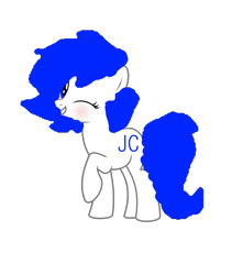 Size: 4634x5494 | Tagged: safe, artist:jc2000, oc, oc only, oc:jc, earth pony, pony, 2024 community collab, derpibooru community collaboration, g4, 1000 hours in ms paint, base used, blushing, earth pony oc, female, one eye closed, simple background, solo, transparent background