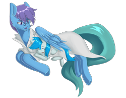 Size: 3569x2765 | Tagged: safe, artist:eta, oc, oc only, oc:dr.lancet dois, oc:dr.picsell dois, pegasus, pony, 2024 community collab, derpibooru community collaboration, clothes, duo, father and child, father and son, high res, lab coat, lying down, lying on top of someone, male, simple background, sleeping, sleepy, stallion, transparent background, unshorn fetlocks, wings