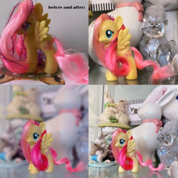 Size: 3465x3465 | Tagged: safe, artist:coffeefueledchainsaw, fluttershy, pegasus, pony, g4, customized toy, female, high res, irl, mare, merchandise, photo, solo, toy