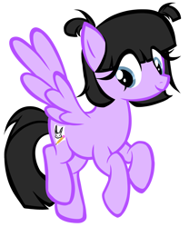 Size: 1000x1200 | Tagged: safe, artist:coffeefueledchainsaw, oc, oc only, pegasus, pony, g4, base used, eye clipping through hair, female, mare, simple background, solo, transparent background