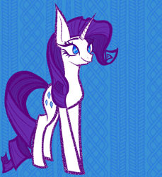 Size: 1620x1770 | Tagged: safe, artist:coffeefueledchainsaw, rarity, pony, unicorn, g4, abstract background, female, mare, solo