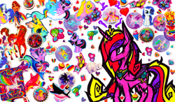 Size: 2656x1549 | Tagged: safe, artist:coffeefueledchainsaw, fluttershy, princess cadance, princess celestia, princess luna, princess skystar, queen novo, rainbow dash, twilight sparkle, alicorn, bear, bird, butterfly, dog, dolphin, earth pony, horse, human, penguin, polar bear, pony, seapony (g4), unicorn, g4, my little pony: the movie, bubble, cloud, dorsal fin, female, fin, fin wings, fins, fish tail, flowing mane, flowing tail, gem, heart, jewelry, mare, necklace, on a cloud, pearl necklace, scales, sticker, tail, twilight sparkle (alicorn), underwater, water, wings
