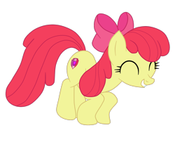 Size: 1900x1592 | Tagged: safe, artist:gmaplay, apple bloom, earth pony, pony, g4, growing up is hard to do, adorabloom, apple bloom's bow, bow, cute, female, hair bow, older, older apple bloom, simple background, solo, transparent background