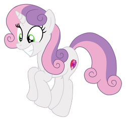 Size: 1900x1786 | Tagged: safe, artist:gmaplay, sweetie belle, pony, unicorn, g4, growing up is hard to do, cute, diasweetes, female, older, older sweetie belle, simple background, solo, transparent background